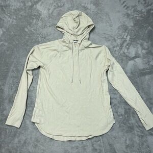 Sage Collective Women's L Hoodie Beige Nylon Spandex H0099